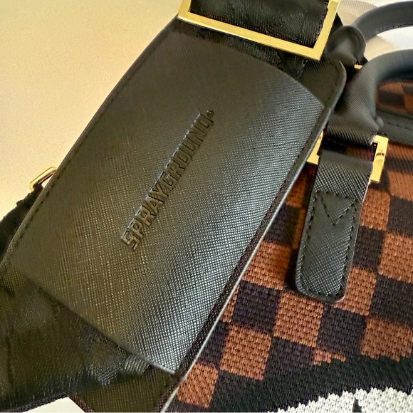 Sprayground Kyotoknit Sharks in Paris Mini Duffel - Picture 6 of 11